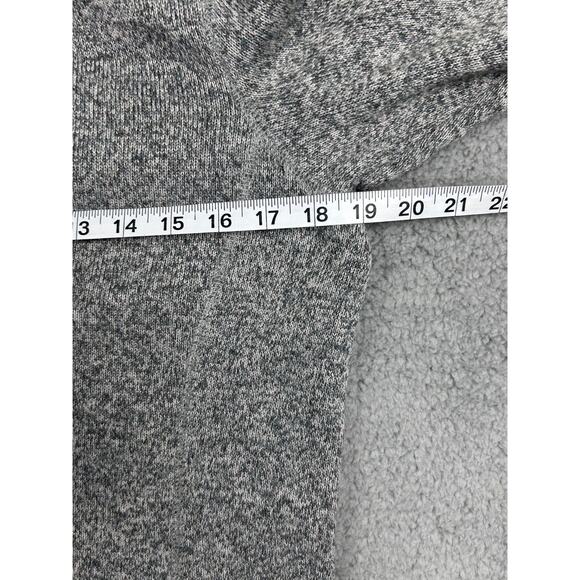 Patagonia Youth Sweatshirt Size XL Heather Gray Soft Fleece Mock Neck 1/4 Zip - Picture 13 of 16